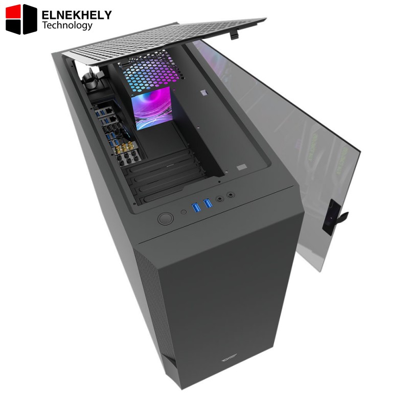darkflash DLV22 Black ATX Case – Vertical Motherboard Mount Edition darkflash DLV22 Black ATX Case – Vertical Motherboard Mount Edition