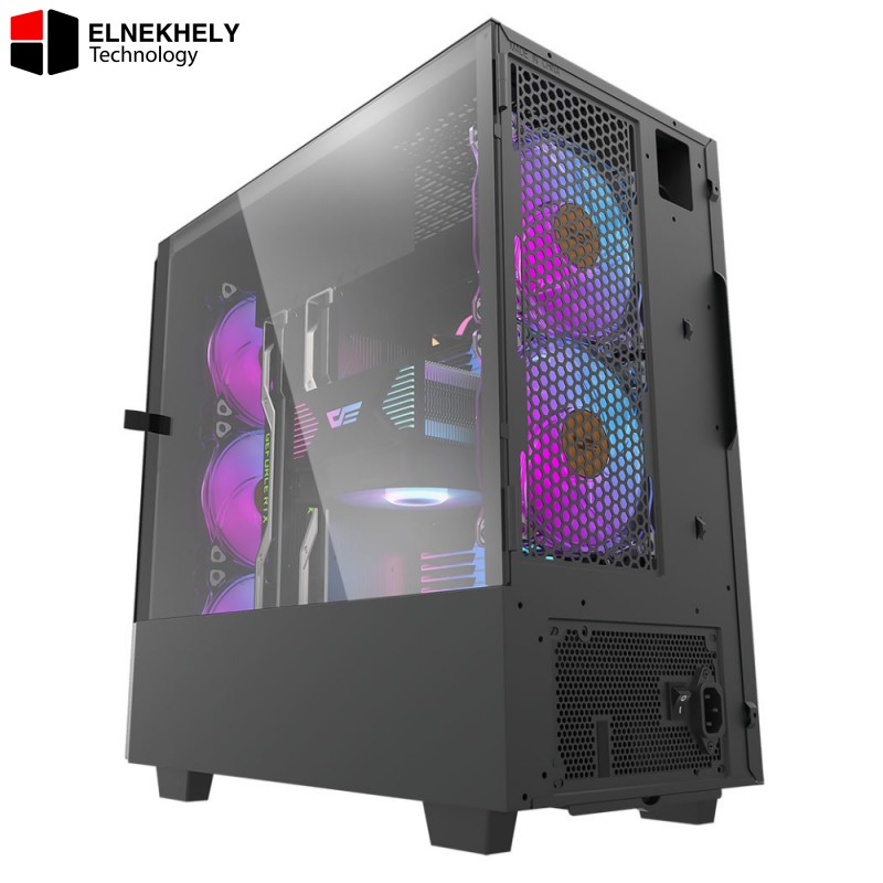 darkflash DLV22 Black ATX Case – Vertical Motherboard Mount Edition darkflash DLV22 Black ATX Case – Vertical Motherboard Mount Edition