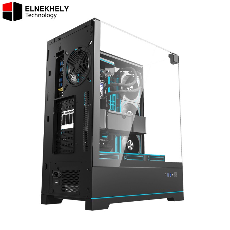 darkflash DY450L Pro Black ATX Case – Smart Monitoring Full-Tower