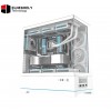 darkflash DY451 Pro ATX Case – Smart Temp Display & 10 Fan Support