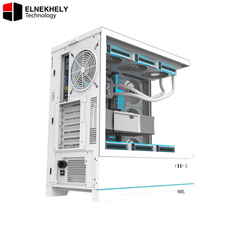 darkflash DY451 Pro ATX Case – Smart Temp Display & 10 Fan Support