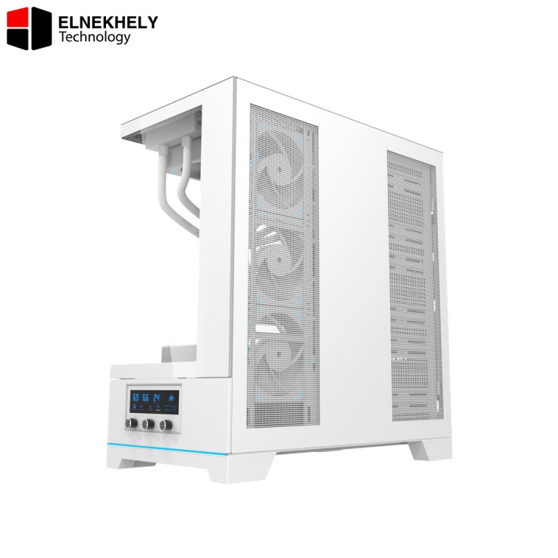 darkflash DY451 Pro ATX Case – Smart Temp Display & 10 Fan Support