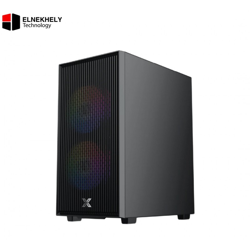 XIGMATEK Amun Micro Tower Case with 3 ARGB PWM Fans & X-Power 650W 80 Plus PSU – EN90427, Black XIGMATEK Amun Micro Tower Case with 3 ARGB PWM Fans & X-Power 650W 80 Plus PSU – EN90427, Black