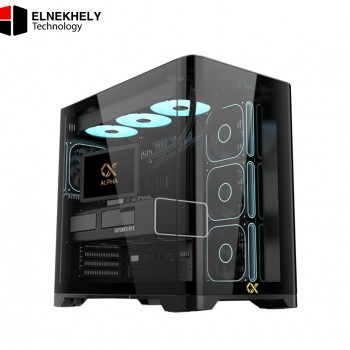 Xigmatek Crystal Storm V2 E-ATX Case + Valkyrie 750W 80+ Bronze PSU - Black