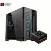 Xigmatek Crystal Storm V2 E-ATX Case + Valkyrie 750W 80+ Bronze PSU - Black