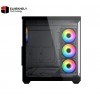 Xigmatek Blast ARGB Super Tower PC Case with Pre-Installed X-Power 750W 80 Plus White Power Supply, E-ATX Support, Tempered Glass Side Panel, High Airflow Design