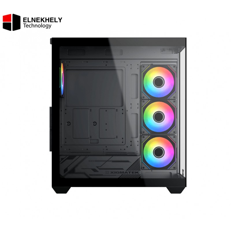 Xigmatek Blast ARGB Super Tower PC Case with Pre-Installed X-Power 750W 80 Plus White Power Supply, E-ATX Support, Tempered Glass Side Panel, High Airflow Design