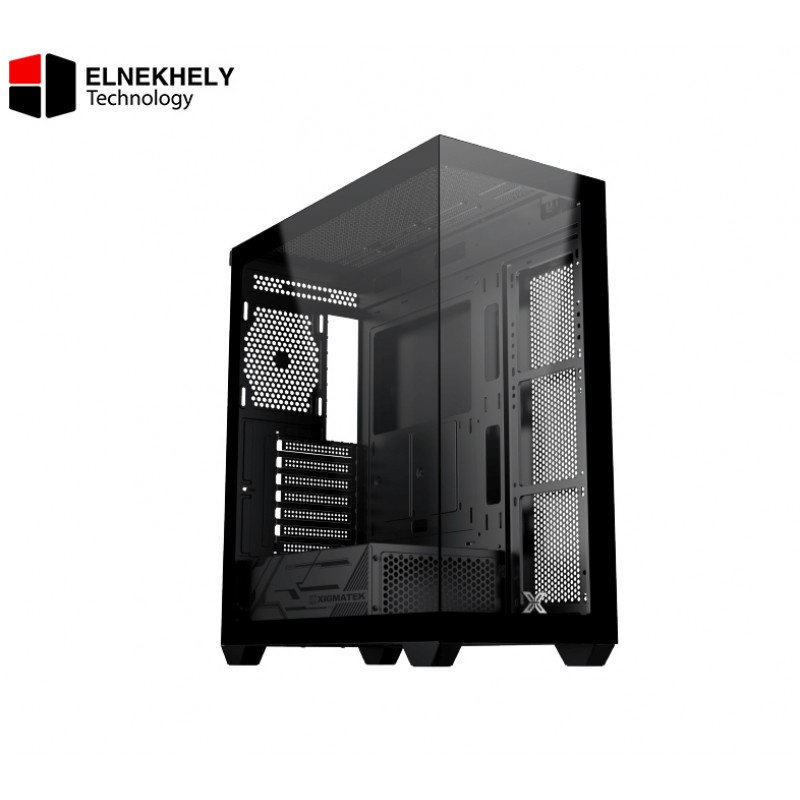 Xigmatek Blast ARGB Super Tower PC Case with Pre-Installed X-Power 750W 80 Plus White Power Supply, E-ATX Support, Tempered Glass Side Panel, High Airflow Design