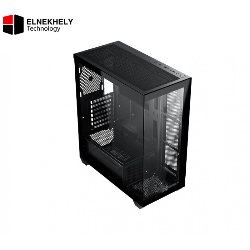 Xigmatek Blast ARGB Super Tower PC Case with Pre-Installed X-Power 750W 80 Plus White Power Supply, E-ATX Support, Tempered Glass Side Panel, High Airflow Design