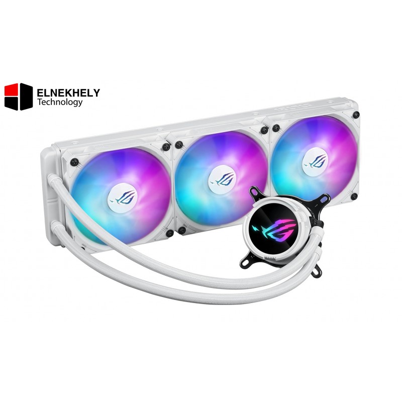 ROG Strix LC III 360 ARGB White Edition – Best 360mm AIO Liquid CPU Cooler with ARGB & Aura Sync Support ROG Strix LC III 360 ARGB White Edition – Best 360mm AIO Liquid CPU Cooler with ARGB & Aura Sync Support