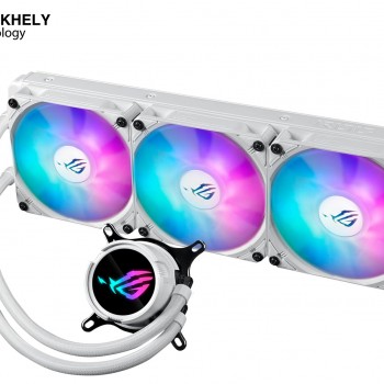 Asus Rog Strix LC III 360 Argb White AIO Liquid CPU Cooler 3x 120mm ARGB Fans Asus Rog Strix LC III 360 Argb White AIO Liquid CPU Cooler 3x 120mm ARGB Fans