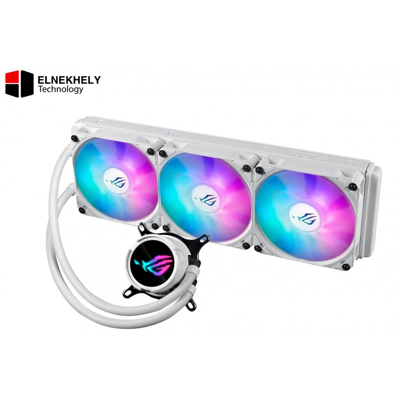 Asus Rog Strix LC III 360 Argb White AIO Liquid CPU Cooler 3x 120mm ARGB Fans