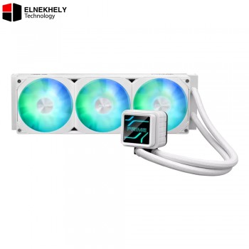 ASUS Prime LC 360 ARGB White Edition 360mm All-in-One Liquid CPU Cooler – Infinity Mirror Lens, Aura Sync ASUS Prime LC 360 ARGB White Edition 360mm All-in-One Liquid CPU Cooler – Infinity Mirror Lens, Aura Sync