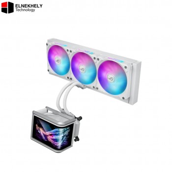 Asus ROG Ryuo IV SLC 360 ARGB White Edition 360mm Liquid CPU Cooler – 6.67" AMOLED Display