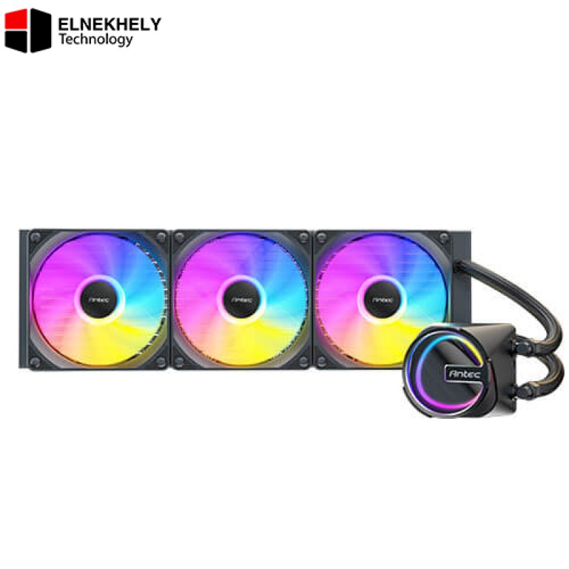 Antec Skeleton 360mm ARGB Liquid Cooler Skeleton Frame Pump 3x 120mm PWM Fans BLACK