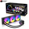 Antec Skeleton 360mm ARGB Liquid Cooler Skeleton Frame Pump 3x 120mm PWM Fans BLACK