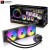 Antec Skeleton 360mm ARGB Liquid Cooler Skeleton Frame Pump 3x 120mm PWM Fans – BLACK Edition