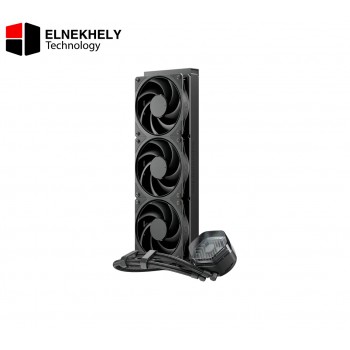 MasterLiquid 360 ATMOS Stealth Liquid Coolers – Black, Intel & AMD Socket Compatibility 3/2 Fans, 2400 RPM 127.6 m³/h Airflow