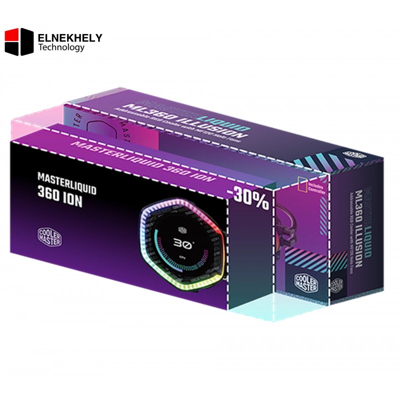 Cooler Master MasterLiquid 360 ION ARGB Black Liquid CPU Cooler – Mobius 120P ARGB Fans, Intel LGA 1851/1700 & AMD AM5 Cooler Master MasterLiquid 360 ION ARGB Black Liquid CPU Cooler – Mobius 120P ARGB Fans, Intel LGA 1851/1700 & AMD AM5