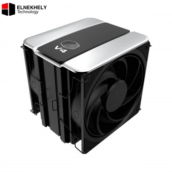 Cooler Master V4 Alpha 3DHP Black Air CPU Cooler – Dual 120mm PWM Fans, 2x 3D Vapor Chamber Heatpipes