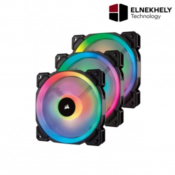 Corsair iCUE LL120 RGB Kit of 3 Addressable RGB 600-1500 RPM Case Fans