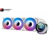 darkFlash Twister DXV2.6 360 Liquid CPU Cooler, ARGB 120mm PWM Fans with 1800 RPM Speed, ARGB M/B Sync, Infinity Mirror With 360 Degree Rotation, Support Intel / AMD, White darkFlash Twister DXV2.6 360 Liquid CPU Cooler, ARGB 120mm PWM Fans with 1800 RPM Speed, ARGB M/B Sync, Infinity Mirror With 360 Degree Rotation, Support Intel / AMD, White