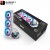 darkFlash Twister DXV2.6 360 Liquid CPU Cooler, ARGB 120mm PWM Fans with 1800 RPM Speed, ARGB M/B Sync, Infinity Mirror With 360 Degree Rotation, Support Intel / AMD, White