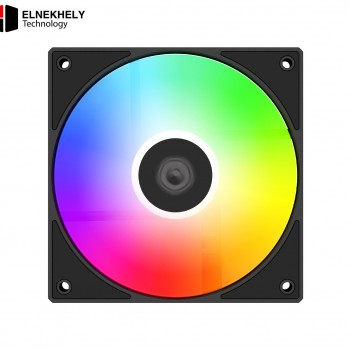 ID-COOLING AS-120 ARGB-K TRIO Durable Hydraulic Bearing 120mm PWM Fans (3-Pack Black)