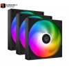 ID-COOLING AS-120 ARGB-K TRIO Durable Hydraulic Bearing 120mm PWM Fans (3-Pack Black) ID-COOLING AS-120 ARGB-K TRIO Durable Hydraulic Bearing 120mm PWM Fans (3-Pack Black)