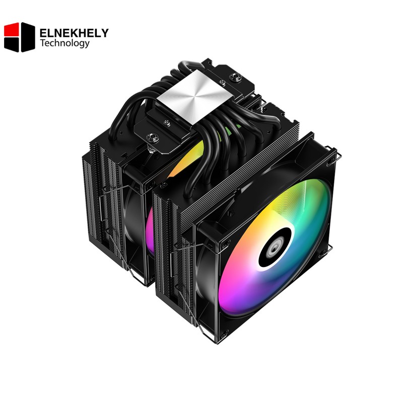 ID-COOLING FROZN A620 PRO XE ARGB 6 Heatpipe Dual Tower 2x120mm Hydraulic Bearing Black CPU Air Cooler ID-COOLING FROZN A620 PRO XE ARGB 6 Heatpipe Dual Tower 2x120mm Hydraulic Bearing Black CPU Air Cooler