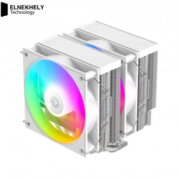ID-COOLING FROZN A620 PRO XE ARGB Snow 6 Heatpipe Dual Tower 2x120mm Hydraulic Bearing White CPU Air Cooler ID-COOLING FROZN A620 PRO XE ARGB Snow 6 Heatpipe Dual Tower 2x120mm Hydraulic Bearing White CPU Air Cooler