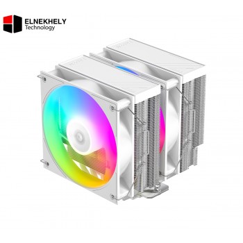 ID-COOLING FROZN A620 PRO XE ARGB Snow 6 Heatpipe Dual Tower 2x120mm Hydraulic Bearing White CPU Air Cooler