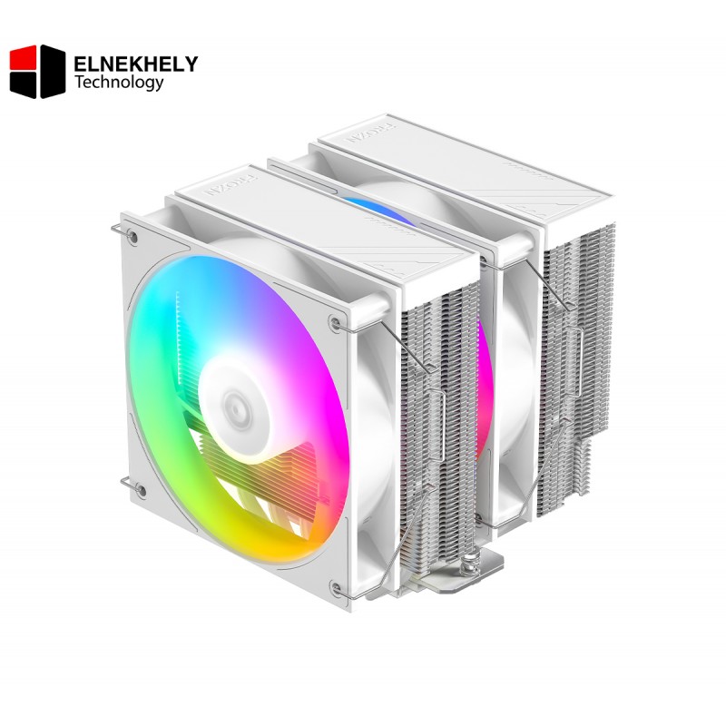 ID-COOLING FROZN A620 PRO XE ARGB Snow 6 Heatpipe Dual Tower 2x120mm Hydraulic Bearing White CPU Air Cooler ID-COOLING FROZN A620 PRO XE ARGB Snow 6 Heatpipe Dual Tower 2x120mm Hydraulic Bearing White CPU Air Cooler