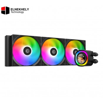 ID-COOLING FX360 LCD Gen 7 Pro Pump ARGB Black Liquid CPU Cooler