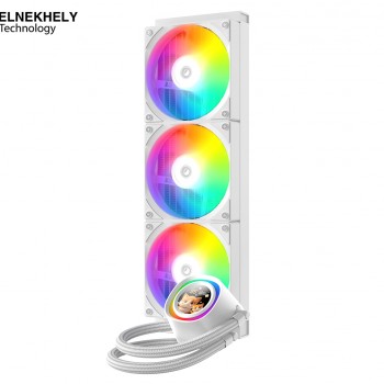 ID-COOLING FX360 LCD Gen 7 Pro Pump ARGB White Liquid CPU Cooler ID-COOLING FX360 LCD Gen 7 Pro Pump ARGB White Liquid CPU Cooler