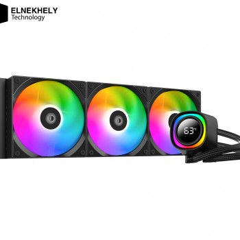 ID-COOLING FX360 TD Digital Screen Gen 7 Pro Pump ARGB Black AIO Liquid CPU Cooler