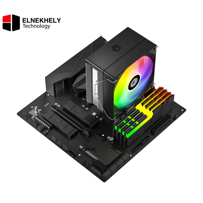 ID-COOLING SE-214-XT V2 ARGB 4 Heatpipe Direct Touch 120mm Hydraulic Bearing CPU Air Cooler ID-COOLING SE-214-XT V2 ARGB 4 Heatpipe Direct Touch 120mm Hydraulic Bearing CPU Air Cooler
