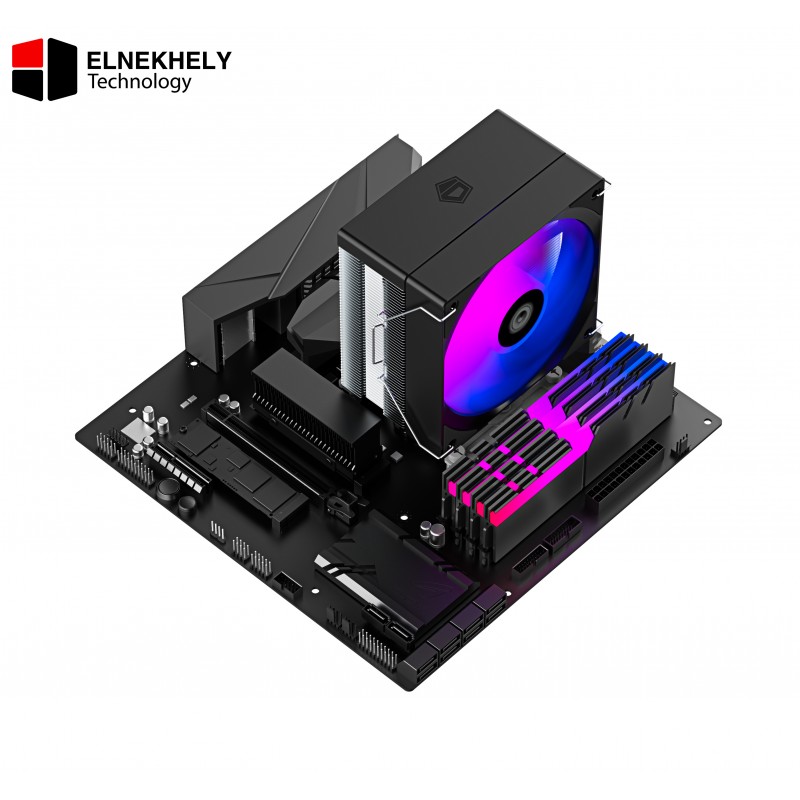 ID-COOLING SE-214-XT V2 4 Heatpipe Direct Touch 120mm Hydraulic Bearing CPU Air Cooler