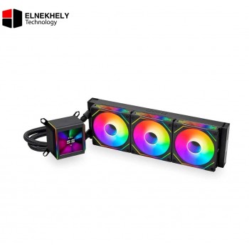 Lian Li Galahad II LCD SL-INF 360mm Black AIO Liquid CPU Cooler – 2.88” IPS LCD Screen, UNI FAN SL-Infinity Edition