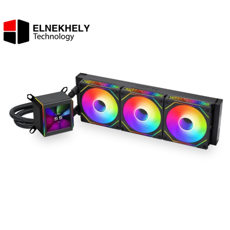 Lian Li GA II SL-INF 360MM AIO CPU Cooler with LCD Display and Infinity Fans – (Black) LGA 1851 AM5 Support Lian Li GA II SL-INF 360MM AIO CPU Cooler with LCD Display and Infinity Fans – (Black) LGA 1851 AM5 Support