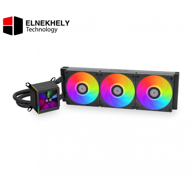 Lian Li GA II SL-INF 360MM AIO CPU Cooler with LCD Display and Infinity Fans – (Black) LGA 1851 AM5 Support Lian Li GA II SL-INF 360MM AIO CPU Cooler with LCD Display and Infinity Fans – (Black) LGA 1851 AM5 Support