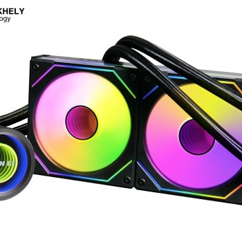 Lian Li Galahad II Trinity SL-INF 240mm AIO Liquid CPU Cooler with UNI Fan SL Infinity – Black | High Performance RGB Cooling