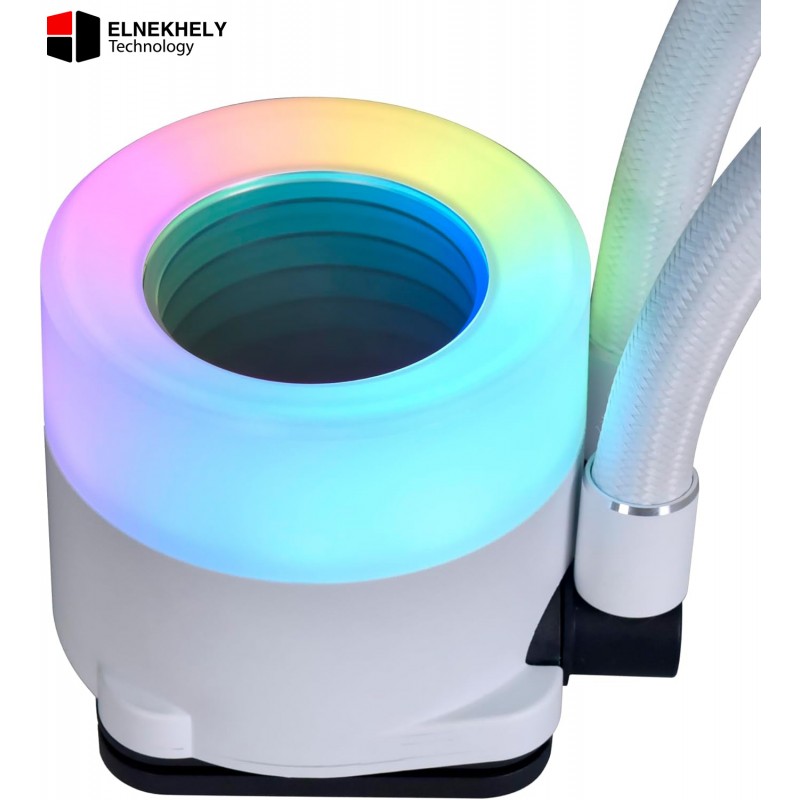 Lian Li Galahad II Trinity SL-INF 240mm AIO Liquid CPU Cooler with UNI Fan SL Infinity – White High Performance RGB Cooling