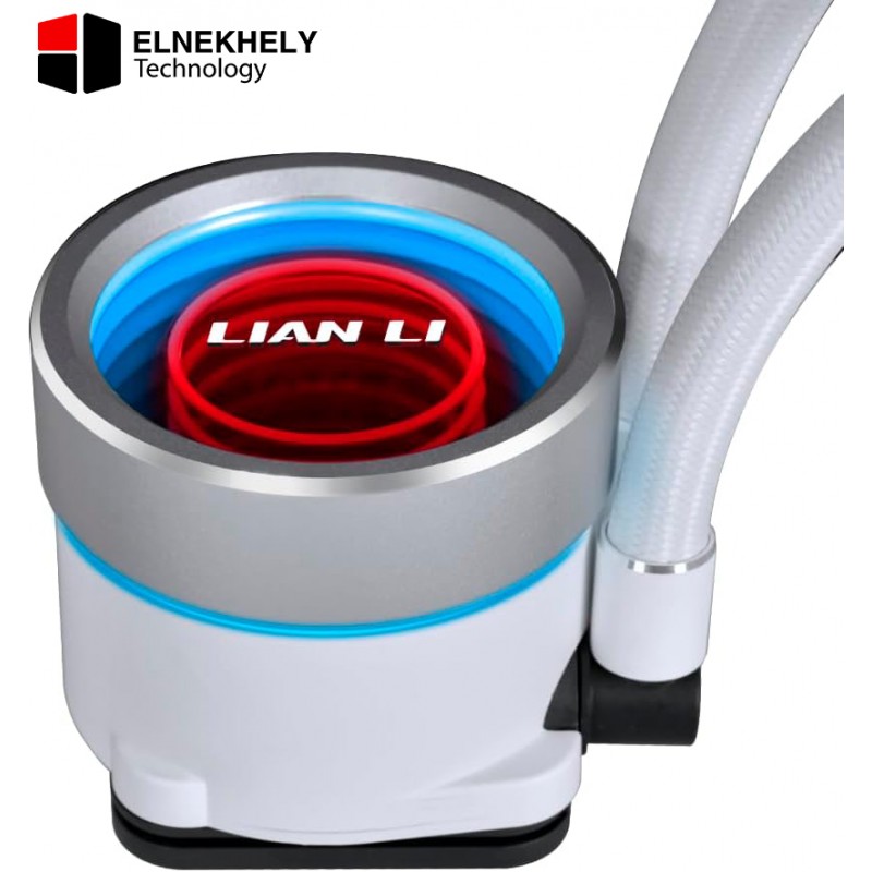 Lian Li Galahad II Trinity SL-INF 240mm AIO Liquid CPU Cooler with UNI Fan SL Infinity – White High Performance RGB Cooling