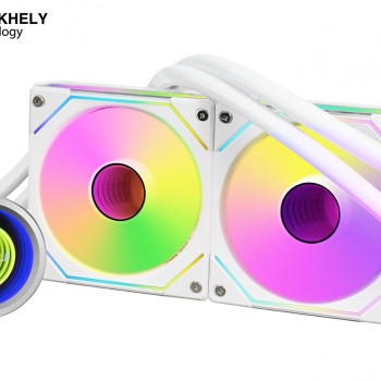 Lian Li Galahad II Trinity SL-INF 240mm AIO Liquid CPU Cooler with UNI Fan SL Infinity – White High Performance RGB Cooling