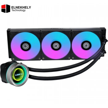 Lian Li GA2P36B 360MM Black AIO Liquid CPU Cooler – 4200 RPM Pump, Double Wave Radiator, 3x 120MM High-Speed Fans, Fluid Dynamic Bearing, AM5 & LGA1700 Compatible