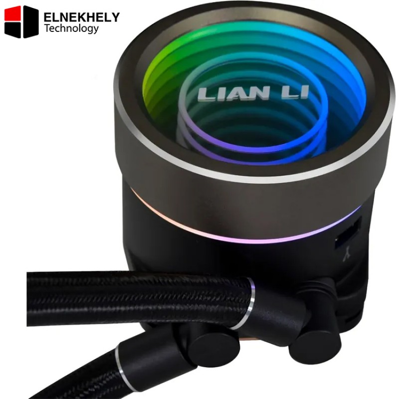 Lian Li GA2P36B 360MM Black AIO Liquid CPU Cooler – 4200 RPM Pump, Double Wave Radiator, 3x 120MM High-Speed Fans, Fluid Dynamic Bearing, AM5 & LGA1700 Compatible