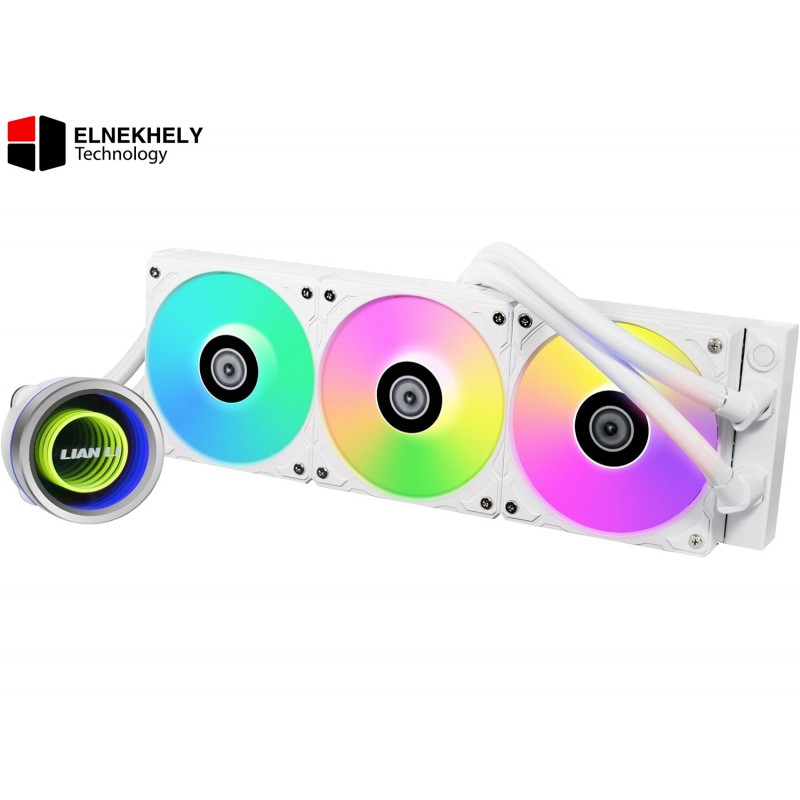 Lian Li GA2P36B 360MM ( White ) AIO Liquid CPU Cooler – 4200 RPM Pump, Double Wave Radiator, 3x 120MM High-Speed Fans, Fluid Dynamic Bearing, AM5 & LGA1700 Compatible Lian Li GA2P36B 360MM ( White ) AIO Liquid CPU Cooler – 4200 RPM Pump, Double Wave Radiator, 3x 120MM High-Speed Fans, Fluid Dynamic Bearing, AM5 & LGA1700 Compatible