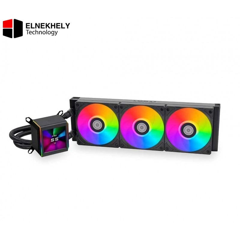 Lian Li Galahad II LCD 360mm AIO Liquid CPU Cooler - Black Edition Lian Li Galahad II LCD 360mm AIO Liquid CPU Cooler - Black Edition