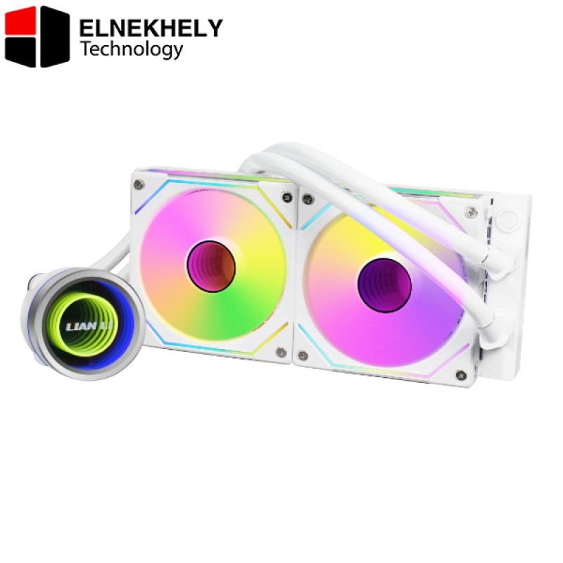 Lian Li Galahad II Trinity 240mm ( White ) AIO Liquid CPU Cooler – 3200 RPM Pump, Single Wave Radiator, 120mm Fans, AM5 & LGA1700 Compatible Lian Li Galahad II Trinity 240mm ( White ) AIO Liquid CPU Cooler – 3200 RPM Pump, Single Wave Radiator, 120mm Fans, AM5 & LGA1700 Compatible